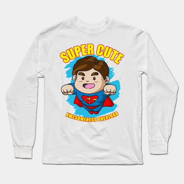 Super Cute Long Sleeve T-Shirt by KaboomArtz